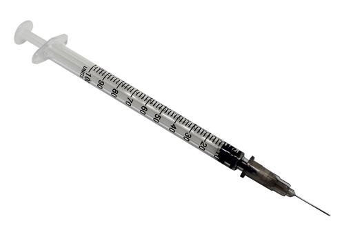 Шприц 1 мл инсулиновый U-40 (100 шт) с надетой иглой 27G 1/2" (0.4x13mm) LS Vogt Medical (Германия)