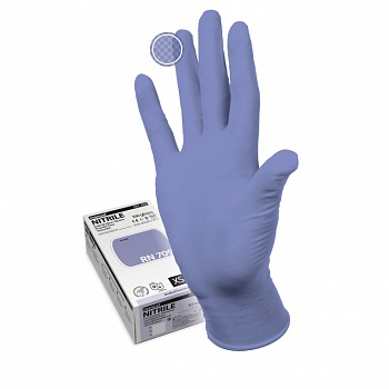 Смотровые нитриловые перчатки повышенной прочности MANUAL RN709